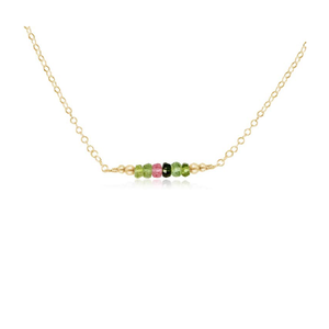 Collier de déclaration vintage fait main avec pendentif en pierres précieuses multi-tourmaline Exportateur de bijoux en pierres précieuses naturelles - Product Image 3