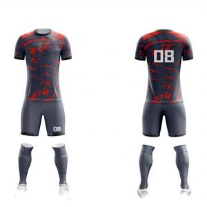 Uniformes completos de fútbol para entrenamiento y ropa deportiva 2025 para hombres, diseño personalizado y logotipo, juegos de poliéster 100%, servicio OEM ODM - Product Image 1