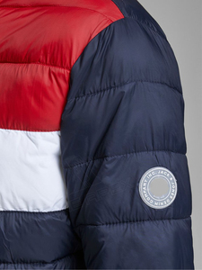 Chaqueta acolchada estampada OEM personalizada de alta calidad para hombre Chaqueta de invierno informal con logotipo personalizado para hombre con bolsillos con servicio OEM - Product Image 6