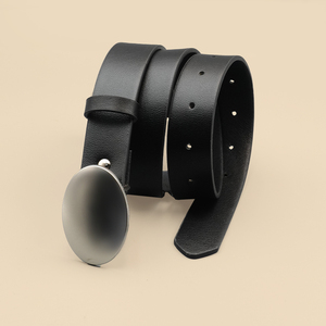 Personnaliser la ceinture en cuir véritable automatique de haute qualité avec boucle en alliage pour hommes - Product Image 1