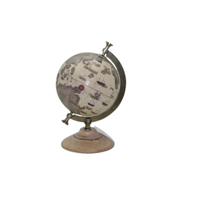 Globe avec aluminium/plastique/bois Table de bureau de haute qualité Globe décoratif fait à la main personnalisé en vrac - Product Image 3