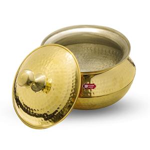 Pur laiton cuisson Handi & Pot haute qualité vente marmite métal massif avec Hemmaerd fini pour la maison cuisine hôtel utilisation - Product Image 6