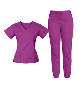 Uniformes de gommage médicaux femmes gommage infirmière uniforme haut pour hôpital OEM Service gommage infirmière - Product Image 4