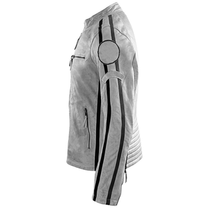 Chaqueta de Cuero de Alta Calidad para Hombre, Chaqueta de Cuero Premium a Precio Económico, Chaqueta de Cuero Ecológica, Cortavientos y Transpirable - Product Image 3