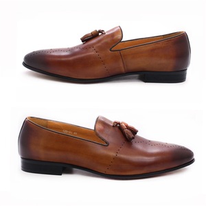 Chaussures habillées de luxe avec un savoir-faire haut de gamme et soutien de la voûte plantaire, chaussures de ville pour hommes en cuir - Product Image 2