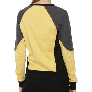 Nuevo diseño Otoño Invierno sudaderas lisas suelta moda pulóver de gran tamaño mujeres Sudaderas con cuello redondo servicio OEM - Product Image 6