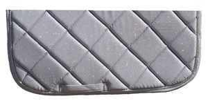 Almohadilla multiusos con purpurina blanca de primera calidad al mejor precio para carreras de caballos y deportes ecuestres - Product Image 6