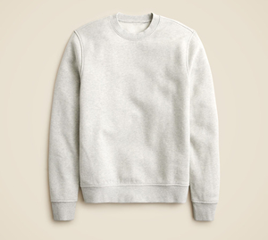 Jersey de lana de algodón pesado hecho a medida, sudadera de alta calidad con logotipo bordado personalizado, sudadera básica de talla grande para hombre - Product Image 6
