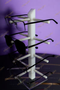 Vente en gros Plateau de table laiteux personnalisable Design original Présentoir de lunettes de table à revêtement en pierre blanche comme du lait à trois couches - Product Image 5