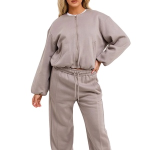 Último Modelo 2026, Chándales Casuales de Felpa 100% Algodón para Mujer, Ropa Deportiva de Alta Calidad, Holgada, Transpirable y a la Moda - Product Image 4