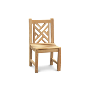 Mobilier d'extérieur en bois de teck de style moderne Chaise à dossier croisé pour hôtels de luxe Villas pour jardin, parc, terrasse, salle à manger, salon - Product Image 5