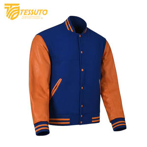 Chaqueta universitaria de estilo universitario de talla grande Vintage de fabricante al por mayor para hombre, ropa de calle informal, abrigo de invierno con letras - Product Image 4