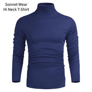 <b>Mens</b> Casual Slim Fit Basic Tops Knitted Lightweight <b>Turtleneck</b> Pullover <b>Sweater</b> - Product Image 2