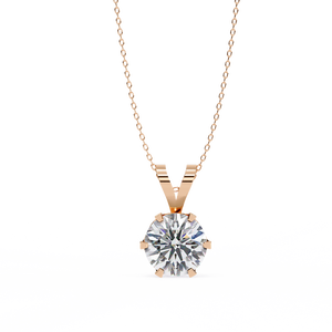 Magnifique pendentif et breloque en or 18 carats avec diamant de laboratoire pour femme - Product Image 4