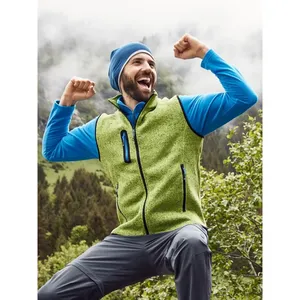 Gilet en polaire tricoté sur mesure pour hommes, pour sweats à capuche et sweat-shirts promotionnels - Product Image 1