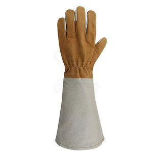 Leather Material Welding <b>Gloves</b> Custom Design Welding <b>Gloves</b> Heavy Duty Durable In Adult Size - Product Image 5