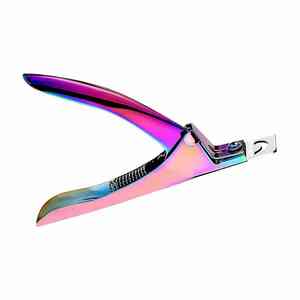 Precio al por mayor, cortadores de puntas de uñas acrílicas con revestimiento de Color titanio, cortaúñas postizas, cortadores de puntas acrílicas, cortador de bordes de puntas de uñas - Product Image 1
