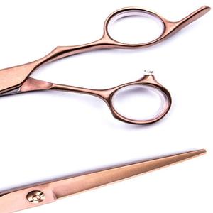 Ensemble professionnel de ciseaux de coiffure et de ciseaux à effiler en or rose, ensemble professionnel de ciseaux de barbier avec étui, fabriqué par Life Care Instr - Product Image 5