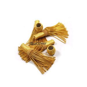 Venta de borlas en lingotes de alta calidad personalizadas OEM con borlas de cordón y borla de faja dorada en Pakistán - Product Image 4