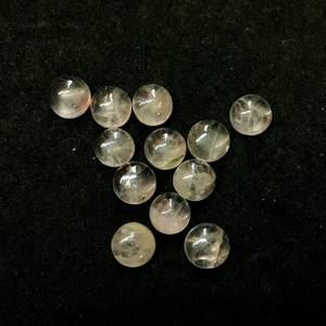 12 Pieces Natural Rose Quartz Round Cabochon Lots ! Rose Quartz Polished Loose Gemstone ! Rose Quartz Cabochon Gemstone - Product Image 3