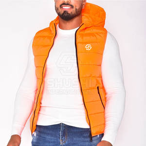 Chaleco acolchado de invierno transpirable informal para hombre, logotipo personalizado, prendas de vestir exteriores de alta calidad - Product Image 6