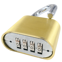 Cadenas numérique à combinaison en laiton ABA haute sécurité avec cylindres sécurisés pour la protection, MOQ 1000 pièces, personnalisable, origine TW