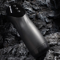 En gros Dark Night Airplane Cup Appareil de plaisir personnel entièrement automatique, intelligent, à aspiration et vibrant, pour l'exercice du pénis, Jouets sexuels