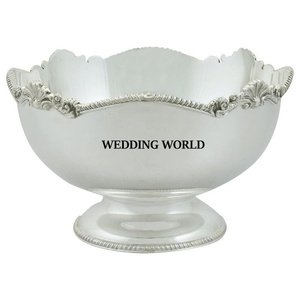 Stainless Steel <b>Chocolate</b> Bowl Eco-Friendly Customized Luxury Elegant <b>Wedding</b> & Event Decor Shiny Silver Finish - Product Image 1