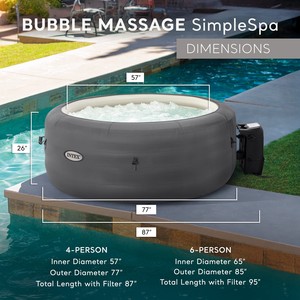 VENTAS DE Miami AirJet – Jacuzzi Inflable Portátil para 4 Personas con Sistema de Masaje Relajante AirJet - Product Image 2