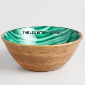 Brown Color Bowl Wood Material Round Shape <b>Kitchen</b> Accessories Very Luxury Design <b>Items</b> Home <b>Decorative</b> Bowl - Product Image 5