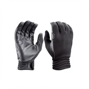 Black Tactical <b>Gloves</b> Driving Goatskin Full Palm Safety <b>Touchscreen</b> Non Slip <b>Gloves</b> - Product Image 2