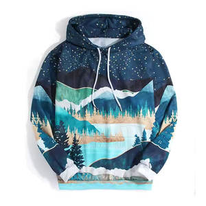 Sudadera Ligera con Capucha para Hombre, 100% Algodón, Color Sólido, Sublimable, Transpirable, Ecológica y Personalizable - Product Image 1