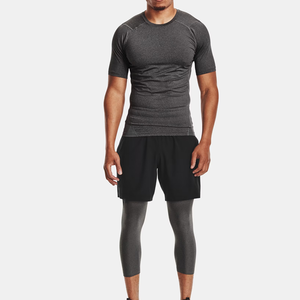 Camiseta de gimnasio de manga corta para hombre, top de entrenamiento atlético que absorbe la humedad - Product Image 3