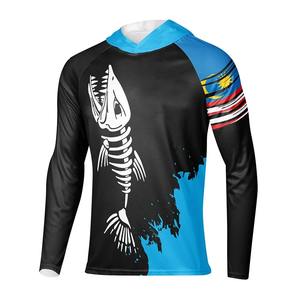 Camisetas de Pesca con Capucha para Hombre, Ligeras, Anti-UV, Transpirables, 100% Poliéster, Secado Rápido, Protección Solar, Diseño Nuevo - Product Image 2