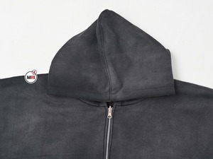 Sweat à capuche streetwear personnalisé de haute qualité, sweat à capuche zippé vintage en coton polaire vierge, délavé au soleil et à l'acide pour hommes - Product Image 6