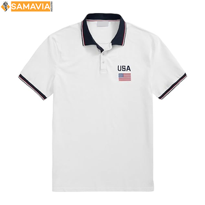 SAMAVIA Camisa Regular de Punto 100% Algodón para Hombre, Antiarrugas, Estilo Vintage, Servicio OEM, Precio Bajo - Product Image 3
