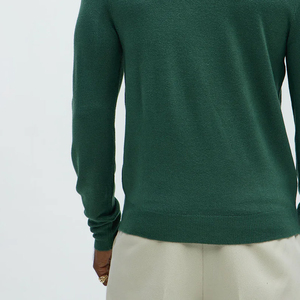 Camisetas de Cuello Alto Personalizadas para Hombre, Logotipo Bordado, Verano, Suaves, de Alta Calidad, Transpirables, Ropa Casual, Spandex/Poliéster/Algodón - Product Image 5