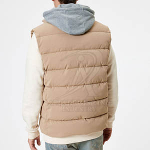 Venta Directa de Fábrica, Chaleco Acolchado Personalizado de Alta Calidad, Transpirable, Informal, para Hombre, para Invierno, 100% Poliéster - Product Image 3