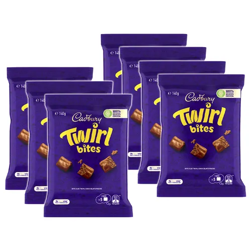ช็อคโกแลตคาราเมล Cadbury twirl ขายส่ง