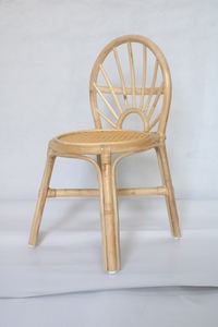 Handmade 100% <b>Rattan</b> Kid's <b>Chair</b> New Model Sun Shape for <b>Dining</b> and Kitchen Use - Product Image 4