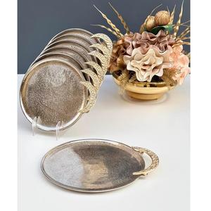 Bandeja de Servicio de Aluminio, Quemador de Incienso Bakhoor, para Bodas, Hoteles, Decoración de Mesa, Plato para Comida, Quemadores de Incienso Perfumados, Apto para Lavavajillas - Product Image 3