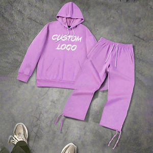 Nouveau style streetwear, survêtement imprimé à capuche surdimensionné pour homme, léger, personnalisé, survêtement ample unisexe - Product Image 4