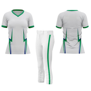 Vêtements de sport respirants pour femmes, uniforme de softball, écologiques, haute qualité, couleurs personnalisées, service OEM, nouveau design - Product Image 1