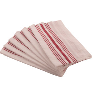 Serviette de table et napperon Bistro 100% coton-Bleu - Product Image 1