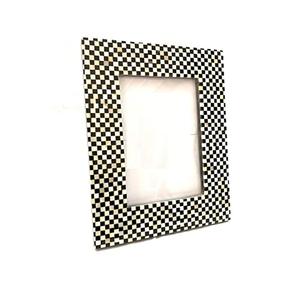 Cadre photo carré en incrustation d'os, décoration moderne pour la maison, style américain, cadres en résine, idées cadeaux, décoration murale - Product Image 6