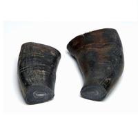 Pointes de corne de buffle naturelles de haute qualité, matériaux organiques, sculptées sur mesure, épaisses, colorées, écologiques, à prix économique, vente en gros