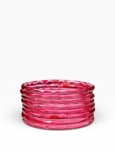 Bracelet en verre facetté de forme émeraude, design rose 2026, tendance pour femmes, léger, prix de gros, plaqué or, pierre principale en perle - Product Image 2