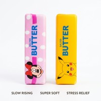 Jouet anti-stress en forme de beurre, à remontée lente, doux, dessin animé, pour bureau, cadeau