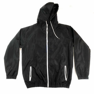 Conjunto corto cortavientos con cremallera unisex personalizado 100% poliéster estilo veraniego informal color personalizado al por mayor para hombres - Product Image 6