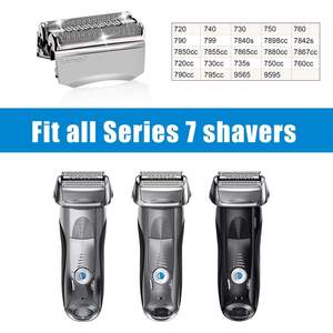 Paquete de 2 cabezales de repuesto para afeitadora eléctrica, para rostro y cuerpo, idioma de operación en alemán, cuchillas dobles y triples, características lavables - Product Image 6